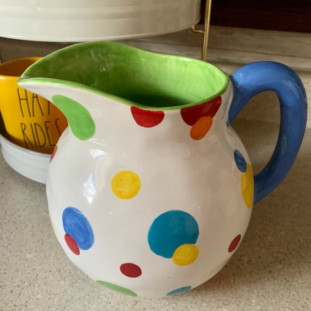 Ceramic Pitcher.